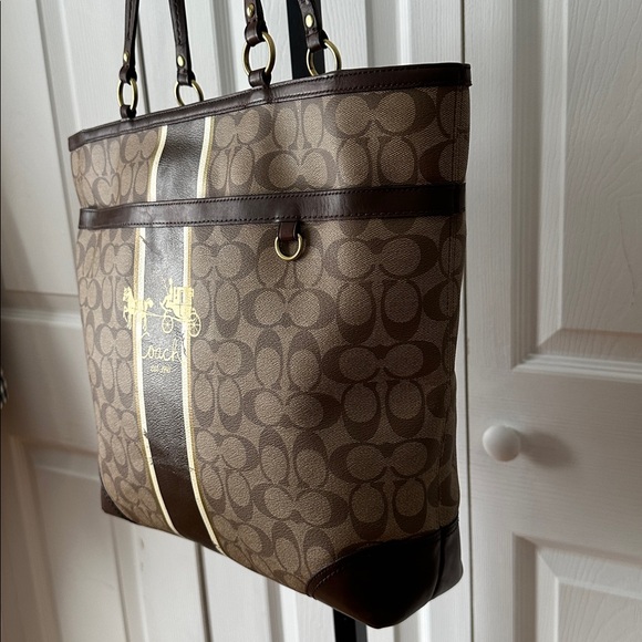 COACH Large Heritage tote bag - Picture 14 of 17